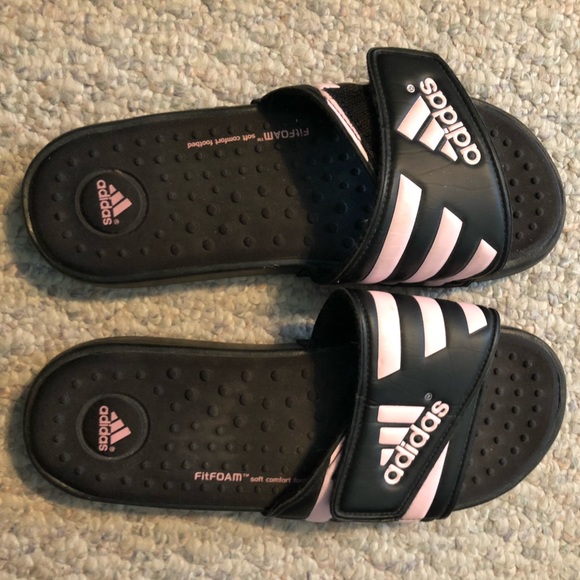 Boys' Little Kids' adidas Swimming Water Sandals White/Black/Black FY6044 100 SZ | eBay